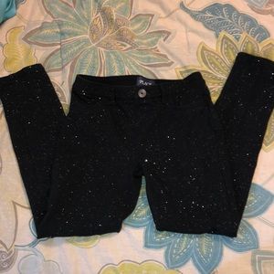 Children’s Place size 8 sparkly skinny jeggings